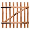 vidaXL Port&atilde;o para cerca 1 pc 100x100cm madeira de aveleira impregnada