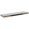vidaXL Prateleiras de parede 4 pcs 90x23,5x3,8cm MDF cinzento-cimento