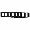 vidaXL Prateleiras de Parede 6 pcs Carvalho preto 60 x 15 x 23 cm