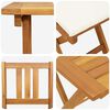 vidaXL Conjunto bistro 3 pcs &Oacute;leo Natural Madeira S&oacute;lida de Ac&aacute;cia