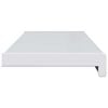 vidaXL Soleira de Janela Branco 80 x 20 x 4,5 cm PVC