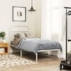 vidaXL Cabeceira de cama 75 cm metal branco