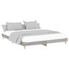 vidaXL Estrutura de cama 200x200 cm derivados madeira cinzento sonoma