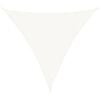 vidaXL Para-sol estilo vela 160 g/m&sup2; 4x4x4 m PEAD branco
