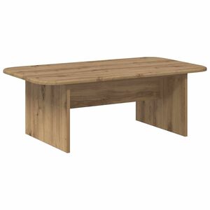vidaXL Mesa de centro Carvalho Artesanal 93 x 53 x 33 cm