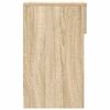 vidaXL Mesa de cabeceira com gaveta 20x36x60 cm carvalho sonoma