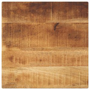 vidaXL Tampo de mesa quadrado 60x60x2,5 cm mangueira &aacute;spera maci&ccedil;a
