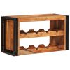 vidaXL Escorredor de Vinho 80 x 45 x 33 cm Madeira S&oacute;lida de Ac&aacute;cia