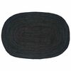 vidaXL Tapetes de &aacute;rea Cinzento-Escuro 122 x 183 cm Juta