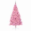 vidaXL Árvore de Natal Artificial Pré-iluminada Rosa 210 cm PVC