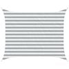 vidaXL Vela de sombra solar Cinza Claro e Branco 2 x 2,5 m