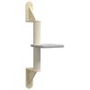 vidaXL &Aacute;rvore parede p/ gatos c/ poste arranhador 85,5 cm cinza-claro