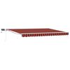vidaXL Estrutura de Toldo Manual com LEDs 4 &times; 3 m