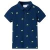 Polo para crian&ccedil;a azul-marinho 116