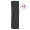 vidaXL Capas p/ aquecedor forma pir&acirc;mide 2pcs 58x58x228 cm oxford 420D