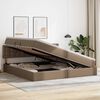 vidaXL Cama com arruma&ccedil;&atilde;o e colch&atilde;o Cappuccino 200 x 200 cm