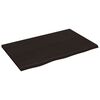 vidaXL Prateleira de parede 80x50x2cm carvalho tratado castanho-escuro