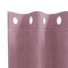 vidaXL Cortinas opacas 2 pcs Rosa Escuro 140 x 225 cm Veludo