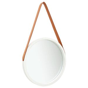 vidaXL Espelho de parede com al&ccedil;a 40 cm branco