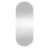 vidaXL Espelho de parede oval 20x50 cm vidro