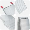 vidaXL Rampa de Carga 2 pcs Prateado 205 x 28 x 5 cm Alum&iacute;nio