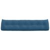 vidaXL Travesseiro para Costas Azul 200 x 24 x 50 cm Veludo