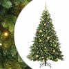 vidaXL &Aacute;rvore de Natal Artificial com 300 LEDs Verde 180 cm PE e PVC