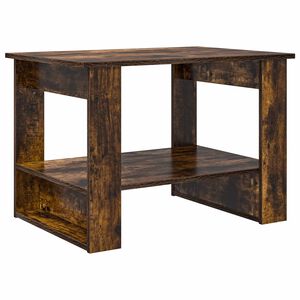 vidaXL Mesa de centro Carvalho Fumado 72 x 50 x 50 cm