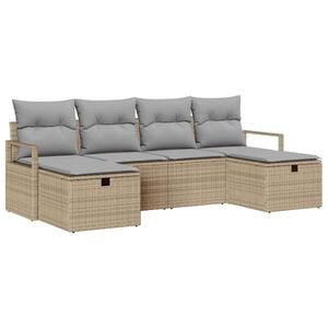 vidaXL Conjunto de Sof&aacute;s 6 unid. 6-N&uacute;mero de lugares
