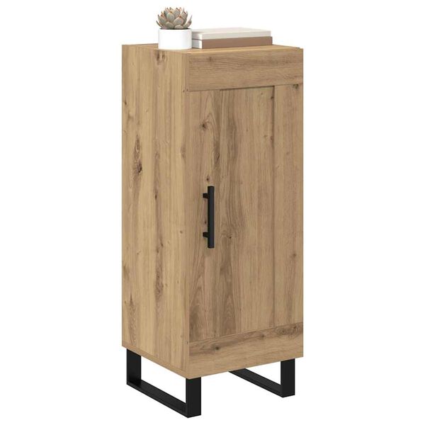 vidaXL Buffet Carvalho Artesanal 34,5 x 34 x 90 cm