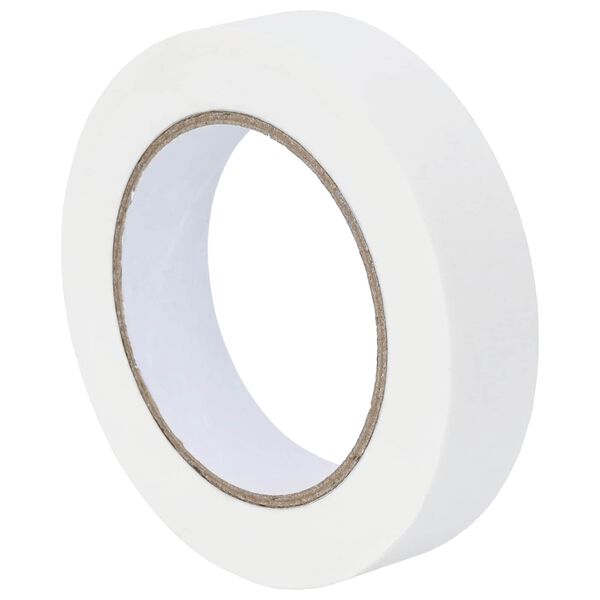 vidaXL Fitas de M&aacute;scara para Pintores 50 pcs Branco 25mm x 50m Papel