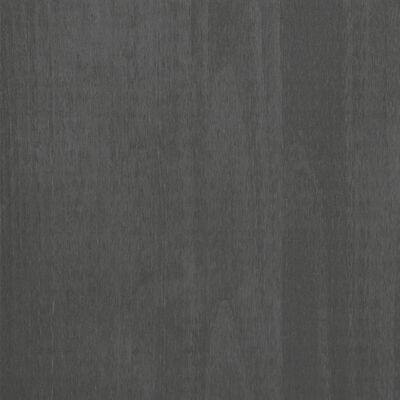vidaXL Mesa de cabeceira HAMAR 40x35x44,5 cm pinho maciço cinza-escuro