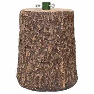 vidaXL Suporte para &aacute;rvore de Natal em forma de tronco &Oslash; 31,5 x 40 cm