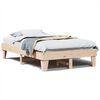 vidaXL Cama sem colch&atilde;o 120x190 cm madeira de pinho maci&ccedil;a