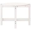 vidaXL Mesa de centro 118x63x45 cm madeira de pinho maciça branco