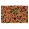 vidaXL Tapete de porta 40x60 cm fibra de coco tufada natural