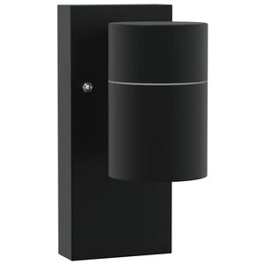 vidaXL Luz de Parede para Exterior Preto 6,5 x 10,5 x 16 cm