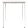 vidaXL Mesa de jantar Branco 60 x 60 x 75 cm
