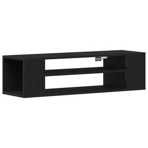 vidaXL Gabinete para TV Carvalho Preto 100 x 30 x 26,5 cm