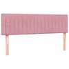 vidaXL Cama box spring com colch&atilde;o 160x210 cm veludo rosa