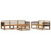 vidaXL Conjunto de Sof&aacute;s para Exterior 6 pcs Natural
