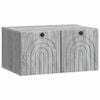 vidaXL Gabinete de TV de Parede Sonoma Cinzento 59,5 x 41 x 30 cm