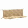 vidaXL Almofad&otilde;es banco jardim 2pcs 150x50x7 cm mesclado tecido bege