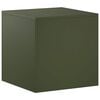 vidaXL Suporte para Plantas Verde-Azeitona 40 x 40 x 40 cm A&ccedil;o Corten