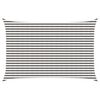 vidaXL Vela de Sombra Cinza Claro e Branco 3 x 4 m HDPE