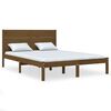vidaXL Estrutura de cama 160x200 cm madeira pinho maci&ccedil;o castanho mel