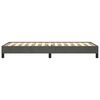 vidaXL Estrutura de cama sem colch&atilde;o 80x200 cm veludo cinzento-escuro