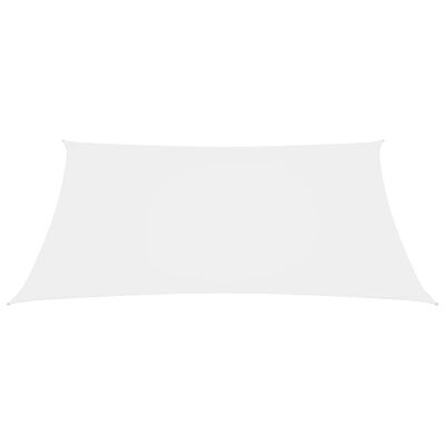 vidaXL Para-sol estilo vela tecido oxford retangular 5x6 m branco