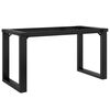 vidaXL Pernas para mesa de centro estrutura em O a&ccedil;o
