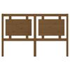 vidaXL Cabeceira de cama 155,5x4x100 cm pinho maci&ccedil;o castanho mel